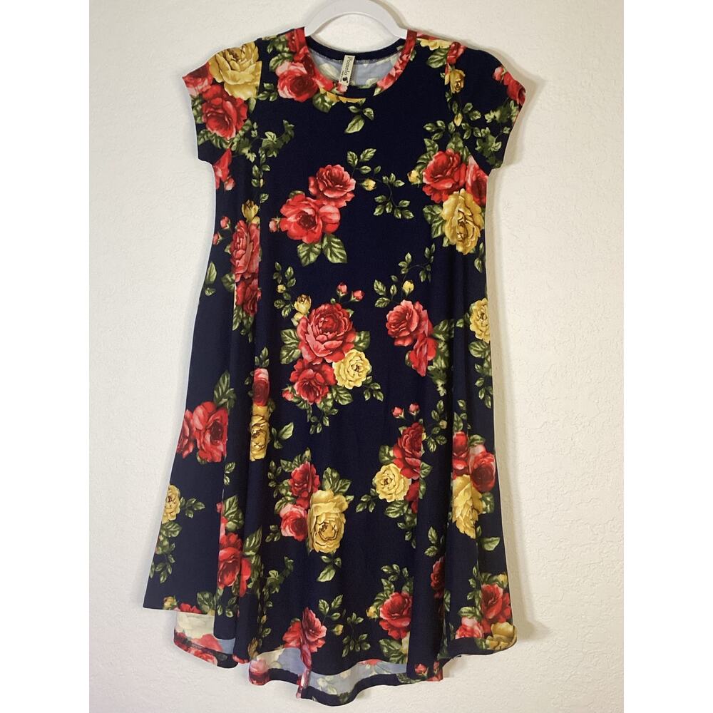 Pomelo Black Floral Dress Gently Used Size Large